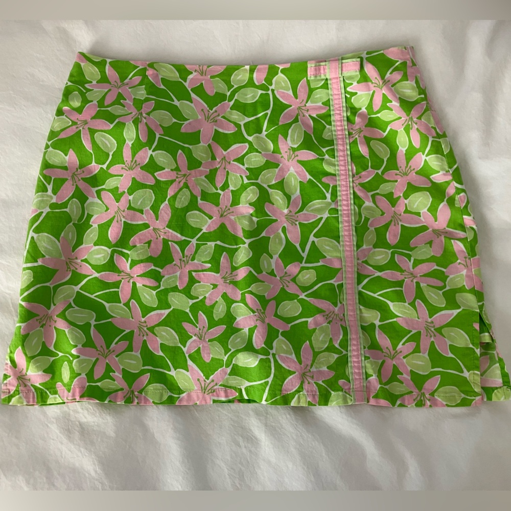 Lilly Pulitzer Pink and Green Skort